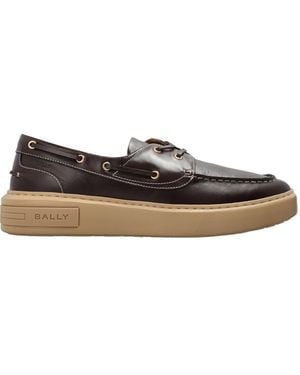 Bally Lift Boat Lace-Up Shoes - Brown