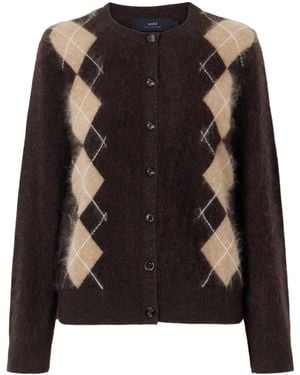 arch4 Brushed Cashmere Cardigan - Black