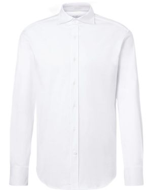 Brunello Cucinelli Cotton Poplin Shirt - White