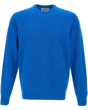 MC2 Saint Barth Ribbed Crewneck Sweater - Blue