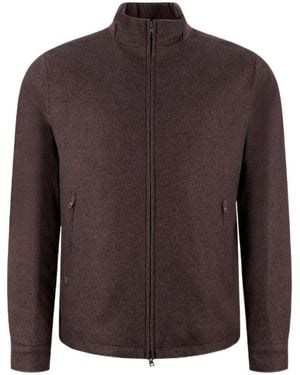 Herno Long-Sleeve Casual Jacket - Brown