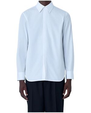 Jil Sander Concealed Button Shirt - Blue