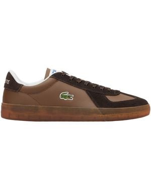Lacoste Low Top Trainers - Brown