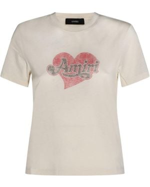 Amiri Heart Logo T-Shirt - White