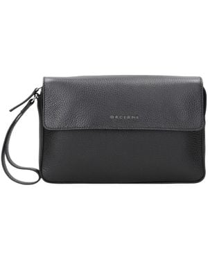 Orciani Clutch With Logo - Black