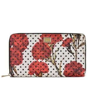 Dolce & Gabbana Printed Wallet - Red