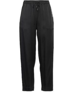 Saint Laurent Minimal Satin Trousers - Black
