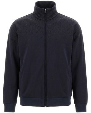 Gucci Technical Jersey Zip Jacket in Black for Men | Lyst