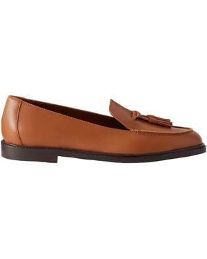 Manolo Blahnik Bucky Tasseled Loafers - Brown