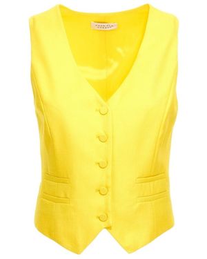 Gabriela Hearst Logo Vest - Yellow