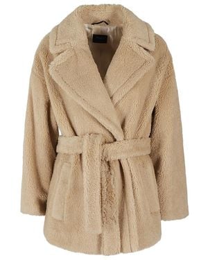Weekend by Maxmara Long-Sleeved Lapel Jacket - Natural