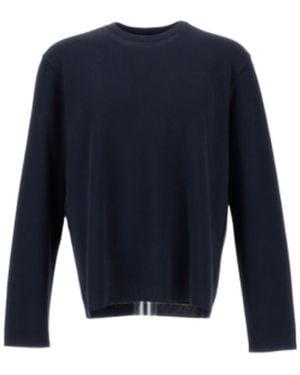 Herno Long-Sleeved Crew Neck Sweatshirt - Blue