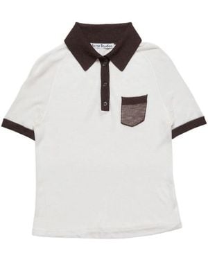 Acne Studios Collared Pocket Knitwear - White
