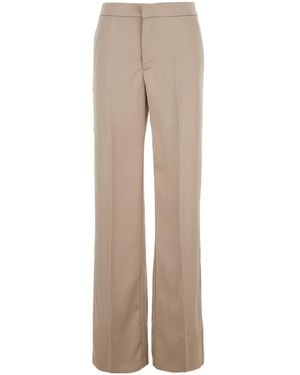 ANDAMANE Gigi Straight-Leg Trousers - Natural