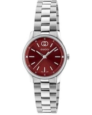 Gucci G-Timeless Watch, 29Mm - Red
