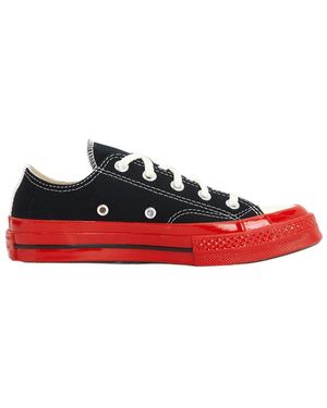 Comme des Garçons Round Toe Trainers - Red