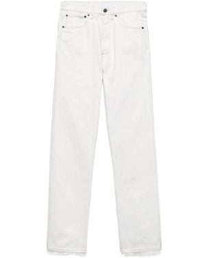 Prada Old Denim Five-Pocket Jeans - White