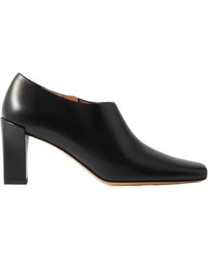 Tod's Square-Toe 85Mm Leather Boots - Black