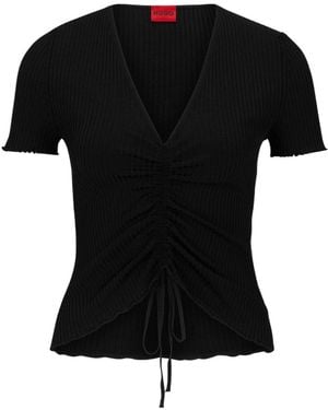 BOSS Versatile Shortsleeve Top - Black