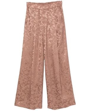 Dries Van Noten Wide-Leg Casual Pants - Pink