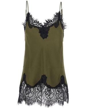 Gold Hawk Sleeveless Vest - Green