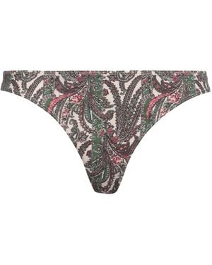 Isabel Marant Floral-Print Bikini - Grey