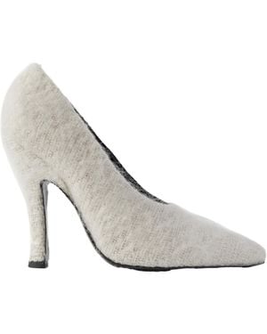 Magda Butrym Pointed Toe Loom Court Shoes - White