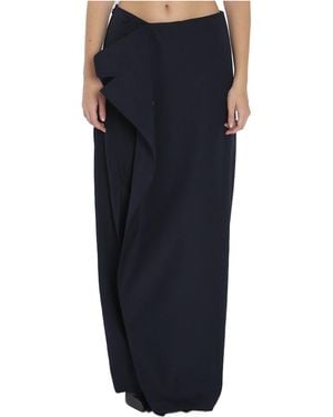 Jean Paul Gaultier The Wraparound Pant Skirt - Blue
