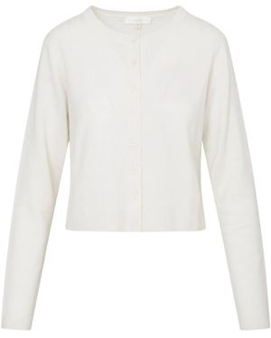 LoveShackFancy Cameyrn Bow Detail Cardigan - White