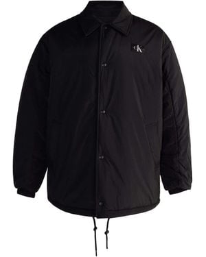 Calvin Klein Long-Sleeved Casual Jacket - Blue