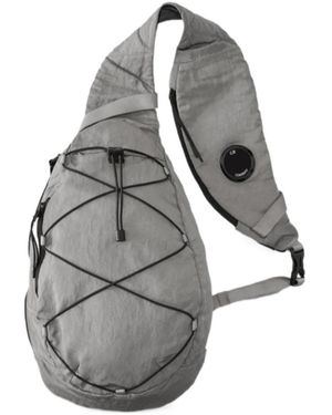 C.P. Company Zipped Drawstring Backpack - Grey