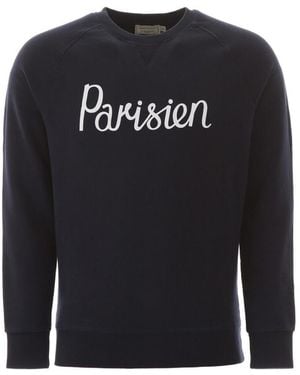 Maison Kitsuné Printed Hoodie - Black