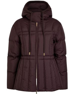 Moncler Estom Padded Drawstring Shell Jacket - Purple
