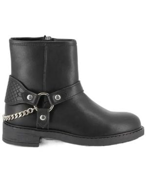 Zadig & Voltaire Chain-Embellished Ankle Boots - Black