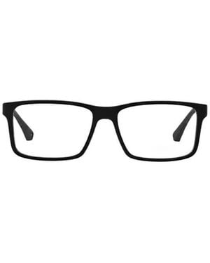 Emporio Armani Rectangular Frame Glasses - White