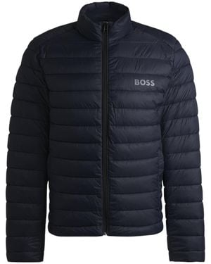 BOSS Boss Water-Repellent Padded Jacket - Blue