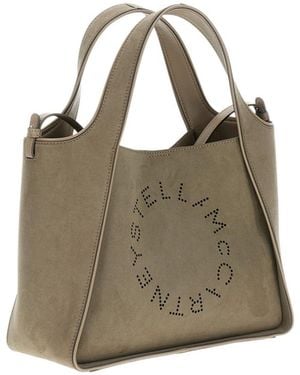 Stella McCartney Logo Printed Tote Bag - Brown