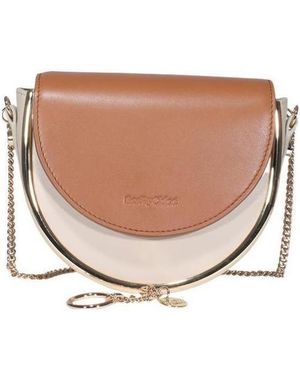See By Chloé Logo Chain Shoulder Bag - White