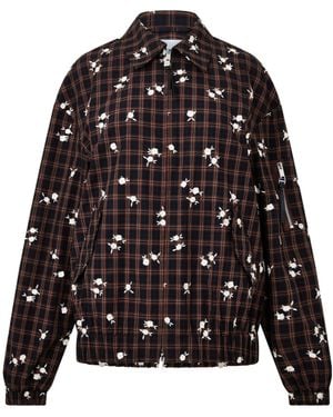 Ganni Dyed Bomber Jacket - Black