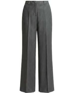 Peserico Pressed-Crease Pants - Gray