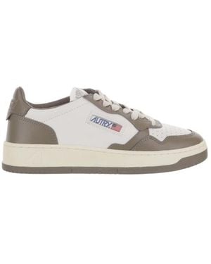 Autry Medalist Bicolour Low-Top Trainers - White