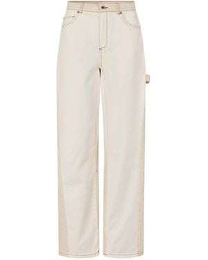 Stine Goya Straight Leg Jeans - White