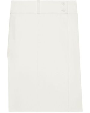 Courreges Courrèges Belted Slit Skirt - White