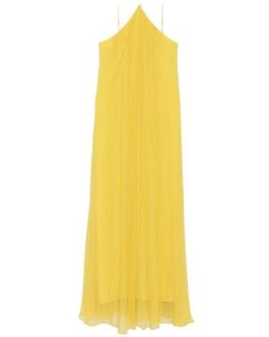 STAUD Slip Dress - Yellow
