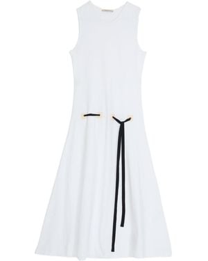 Paloma Wool Suni Eyelet-Detail Sleeveless Dress - White