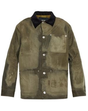 Zadig & Voltaire Shirt-Style Casual Jacket - Green
