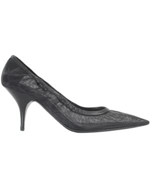 Miu Miu Ruches Mesh Fabric Court Shoes - Multicolour