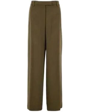 Dries Van Noten Straight-Leg Tailored Trousers - Green