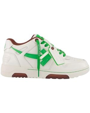 Off-White c/o Virgil Abloh Lace-Up Trainers - Green