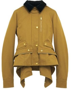 McQueen Herringbone Kickback Jacket - Yellow